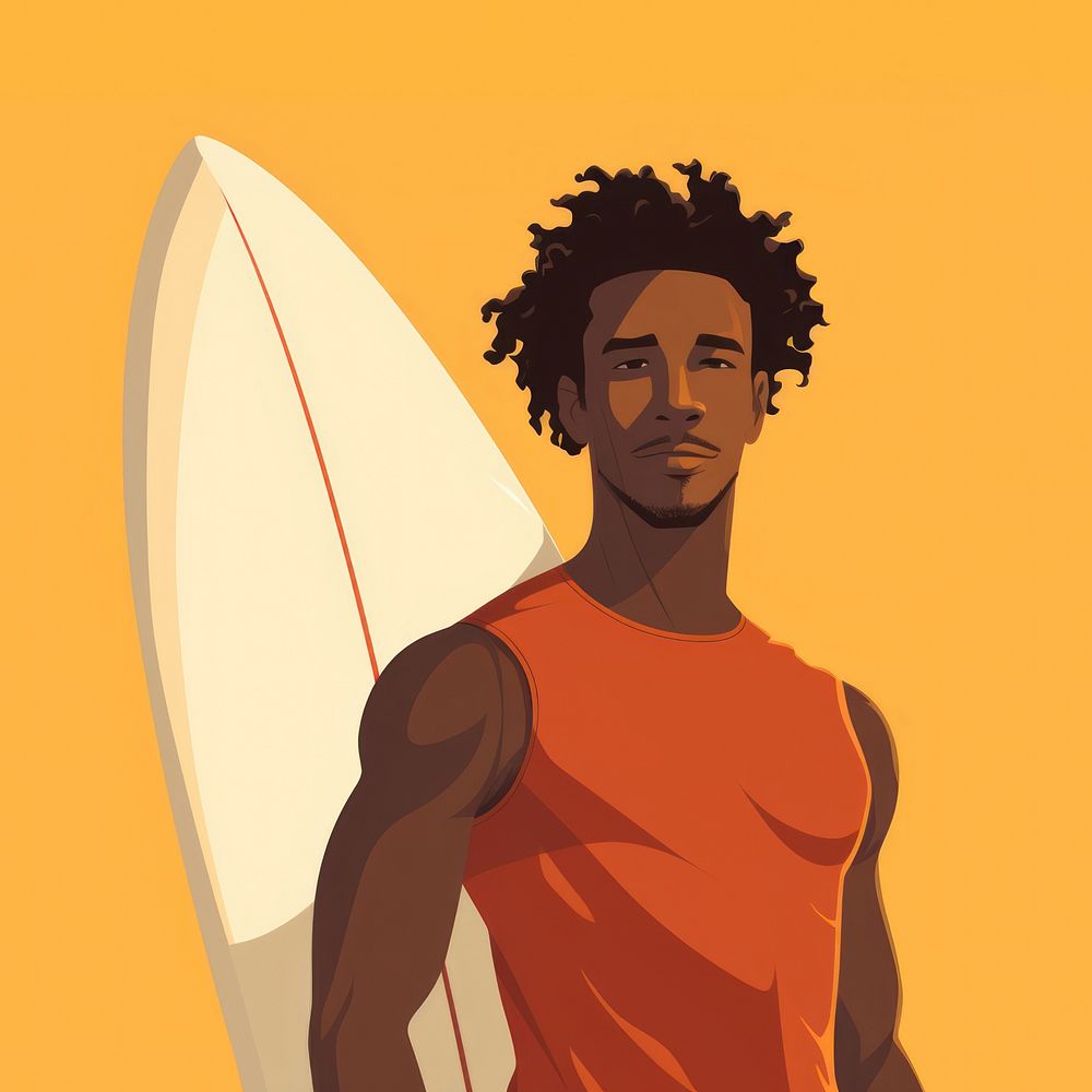 African amarican man sports adult recreation. AI generated Image by rawpixel.