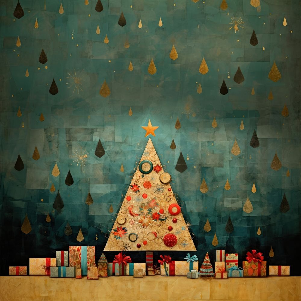 Christmas tree celebration decoration. AI generated Image by rawpixel.