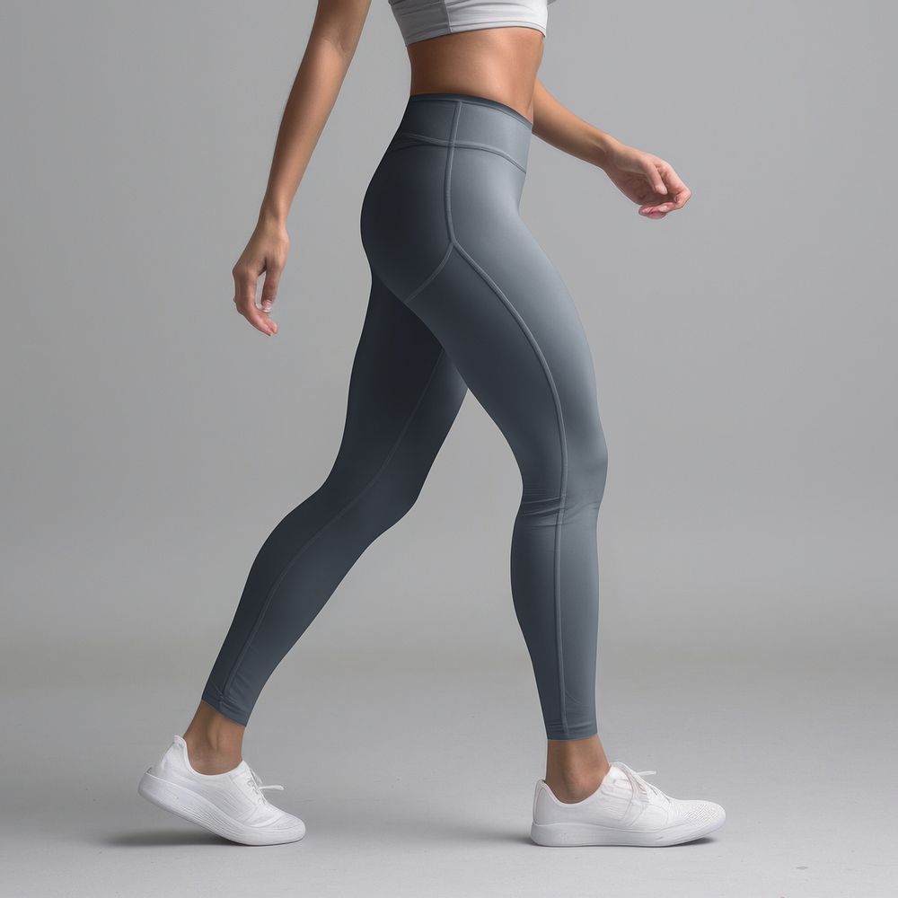 Women's gray yoga pants