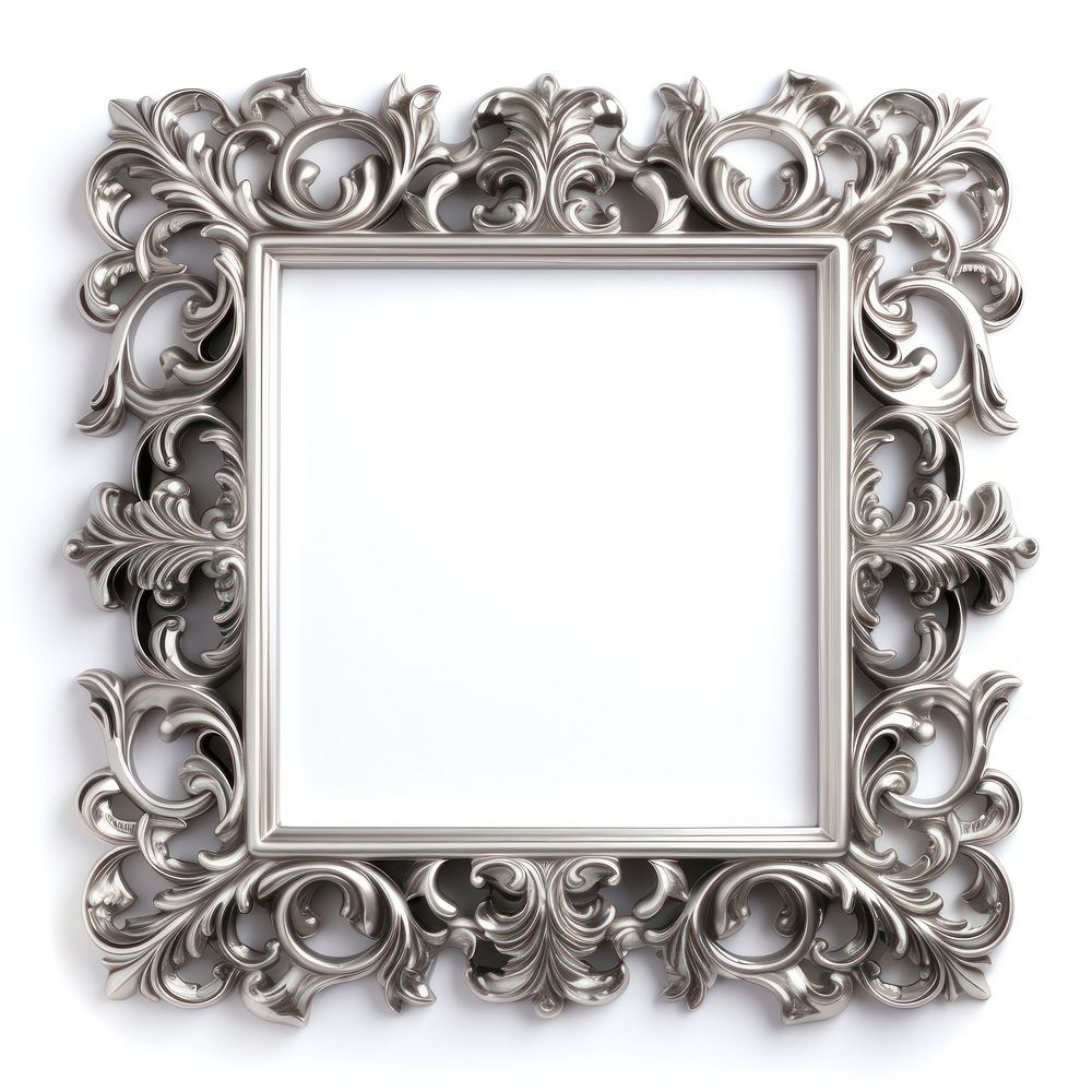Frame backgrounds silver architecture. AI generated Image by rawpixel.