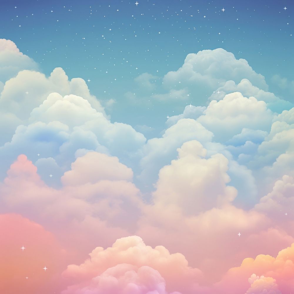 Wallpaper cloud outdoors nature. AI generated Image by rawpixel.