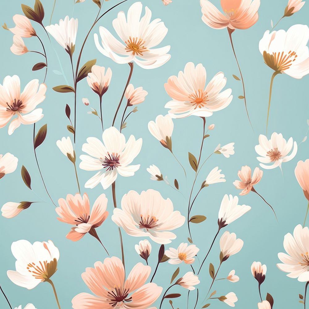 Wallpaper flower pattern petal