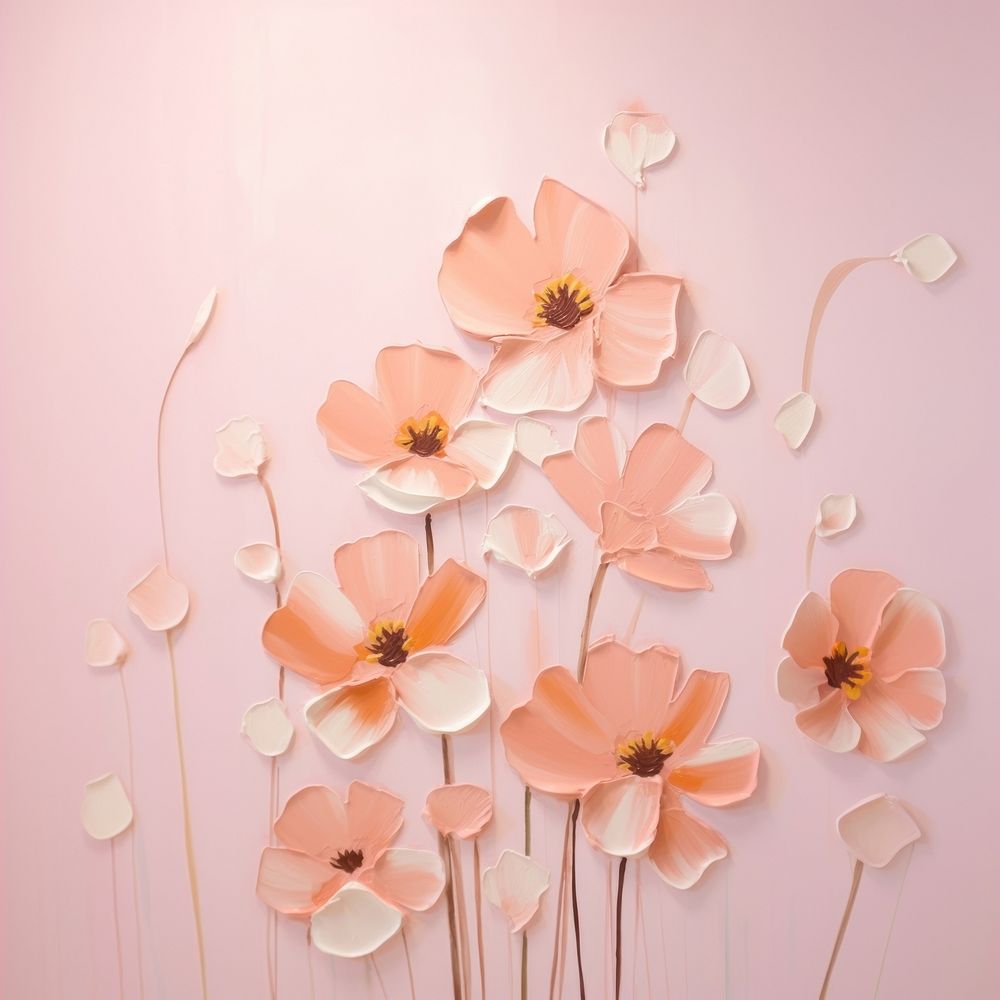 Wallpaper flower petal plant. AI generated Image by rawpixel.