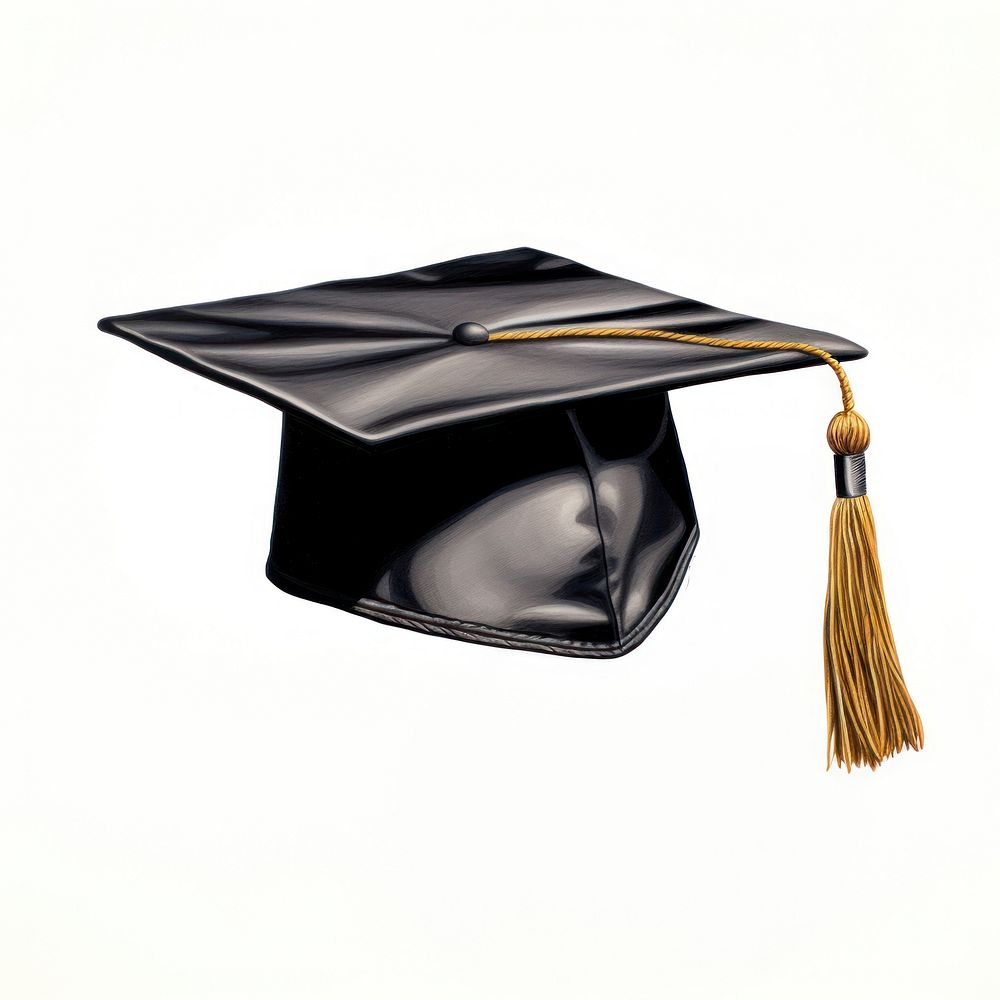 A Graduation cap graduation intelligence achievement. AI generated Image by rawpixel.