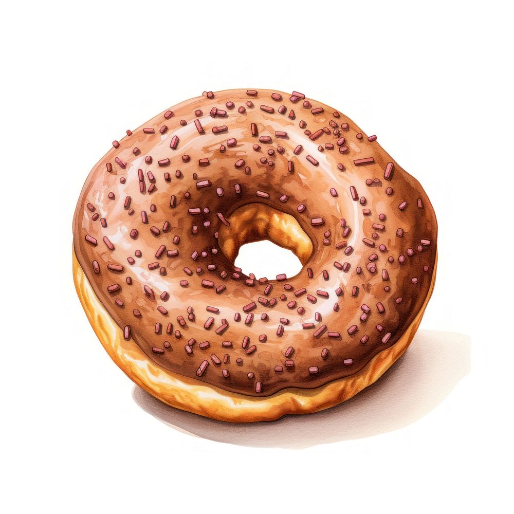 Bagel donut bread food. AI generated Image by rawpixel.