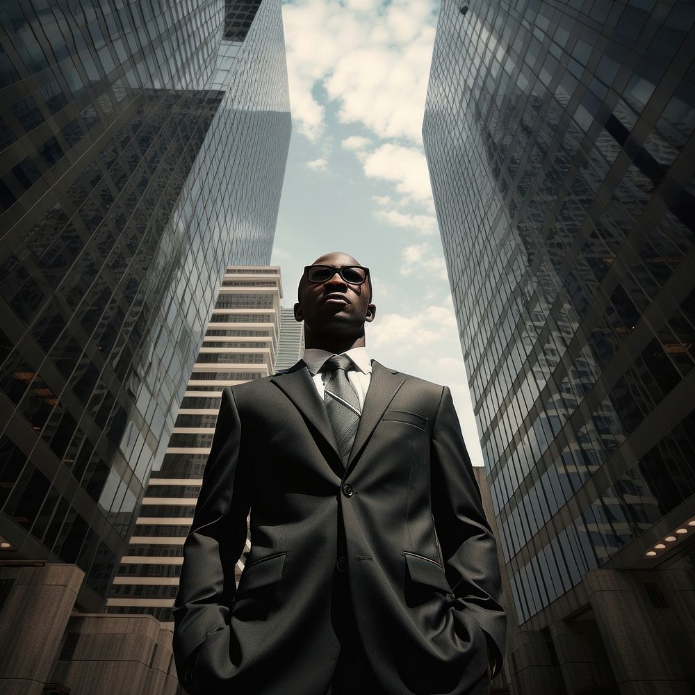 African-American business man. AI generated Image by rawpixel.
