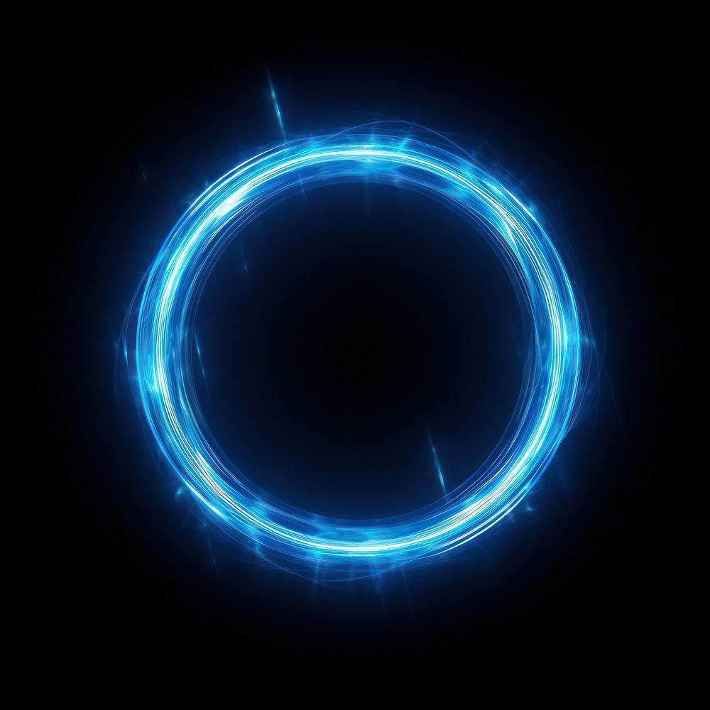 Blue light ring effect | Premium Photo - rawpixel