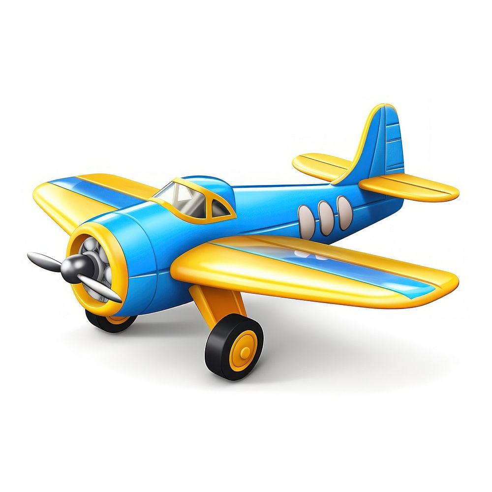 Airplane Childrens Toy airplane aircraft vehicle. AI generated Image by rawpixel.