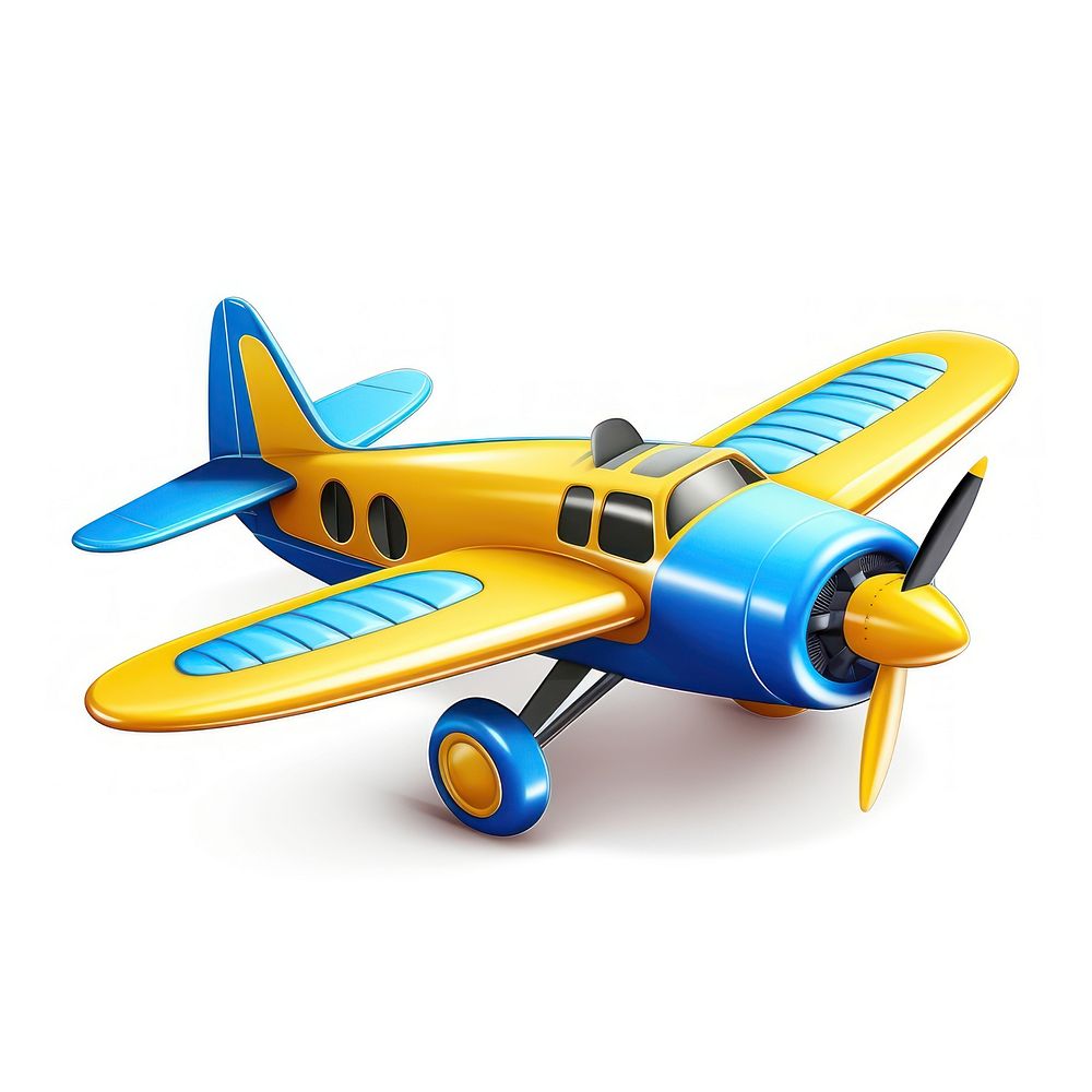 Airplane Childrens Toy airplane aircraft vehicle. AI generated Image by rawpixel.