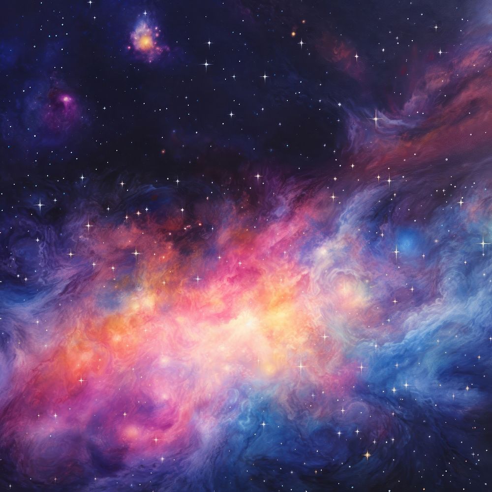 Galaxy backgrounds astronomy universe. AI generated Image by rawpixel.