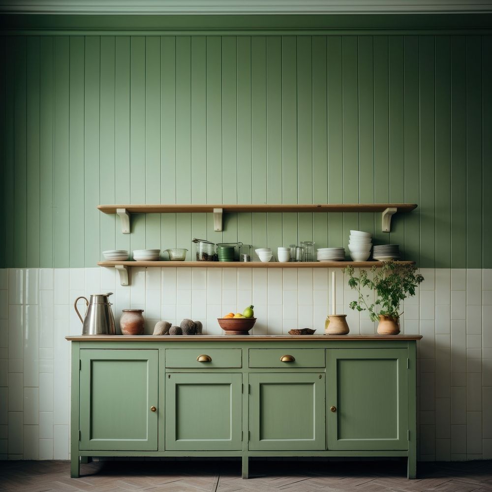 Vintage kitchen furniture cupboard cabinet. 