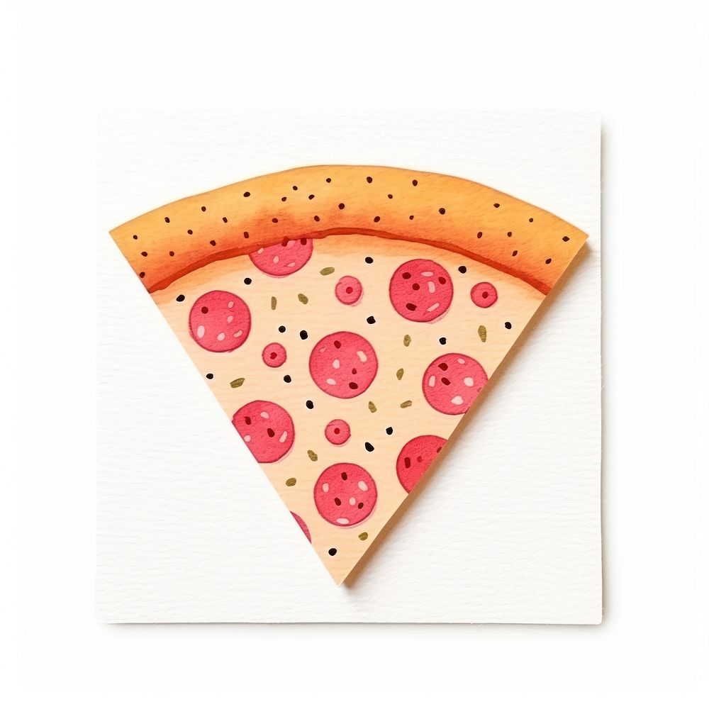 Pizza paper white background accessories. AI generated Image by rawpixel.