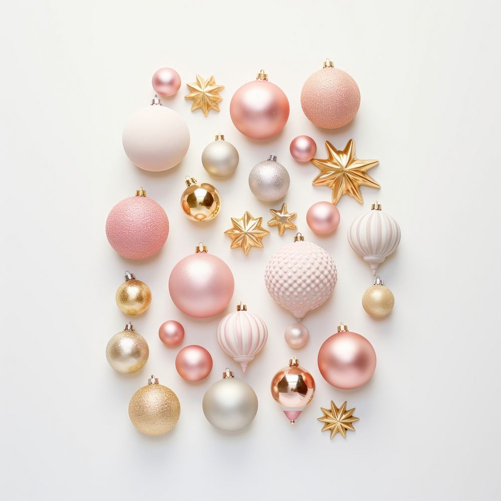 Christmas ornaments jewelry pearl invertebrate. AI generated Image by rawpixel.