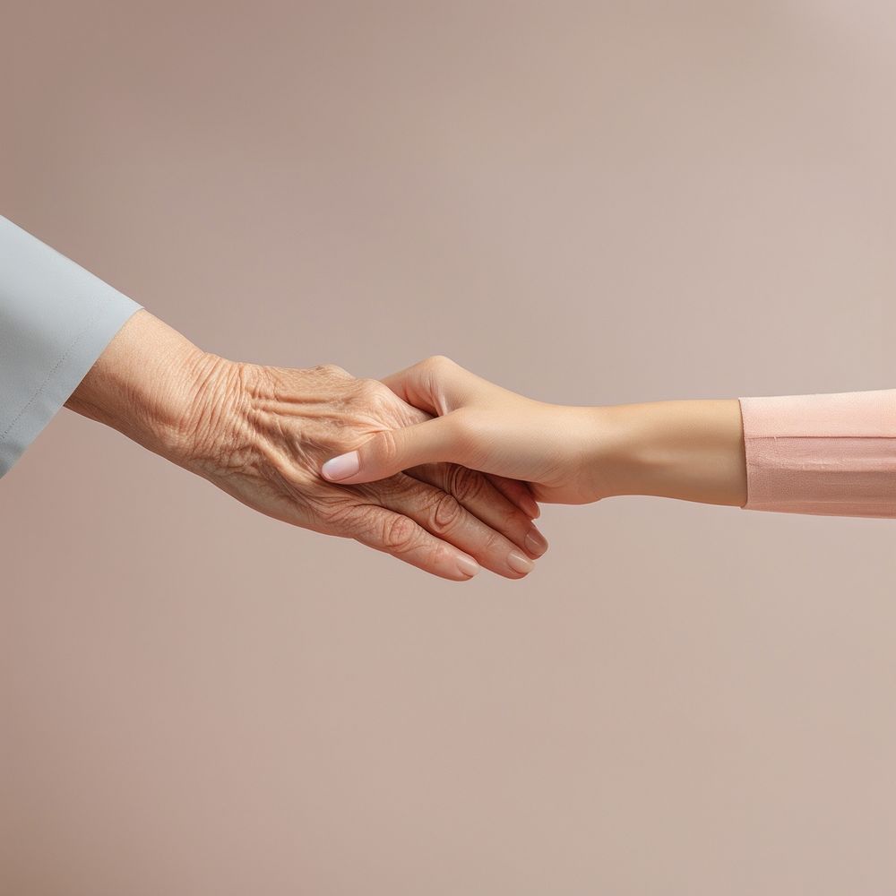 Woman hand togetherness copy space agreement. AI generated Image by rawpixel.