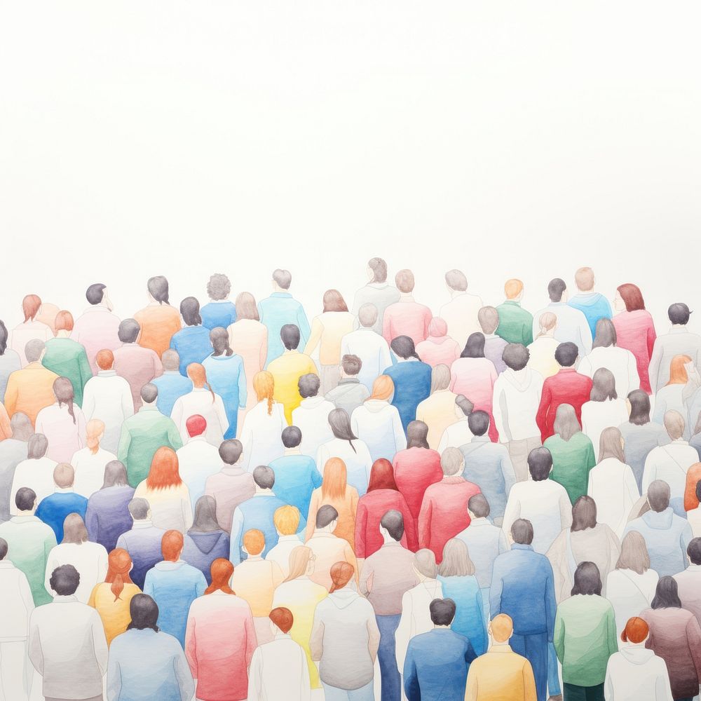 Backgrounds audience adult crowd. AI generated Image by rawpixel.