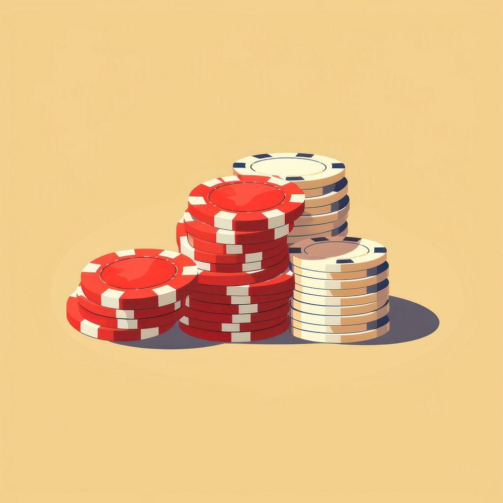 Poker casino chips gambling game opportunity. 