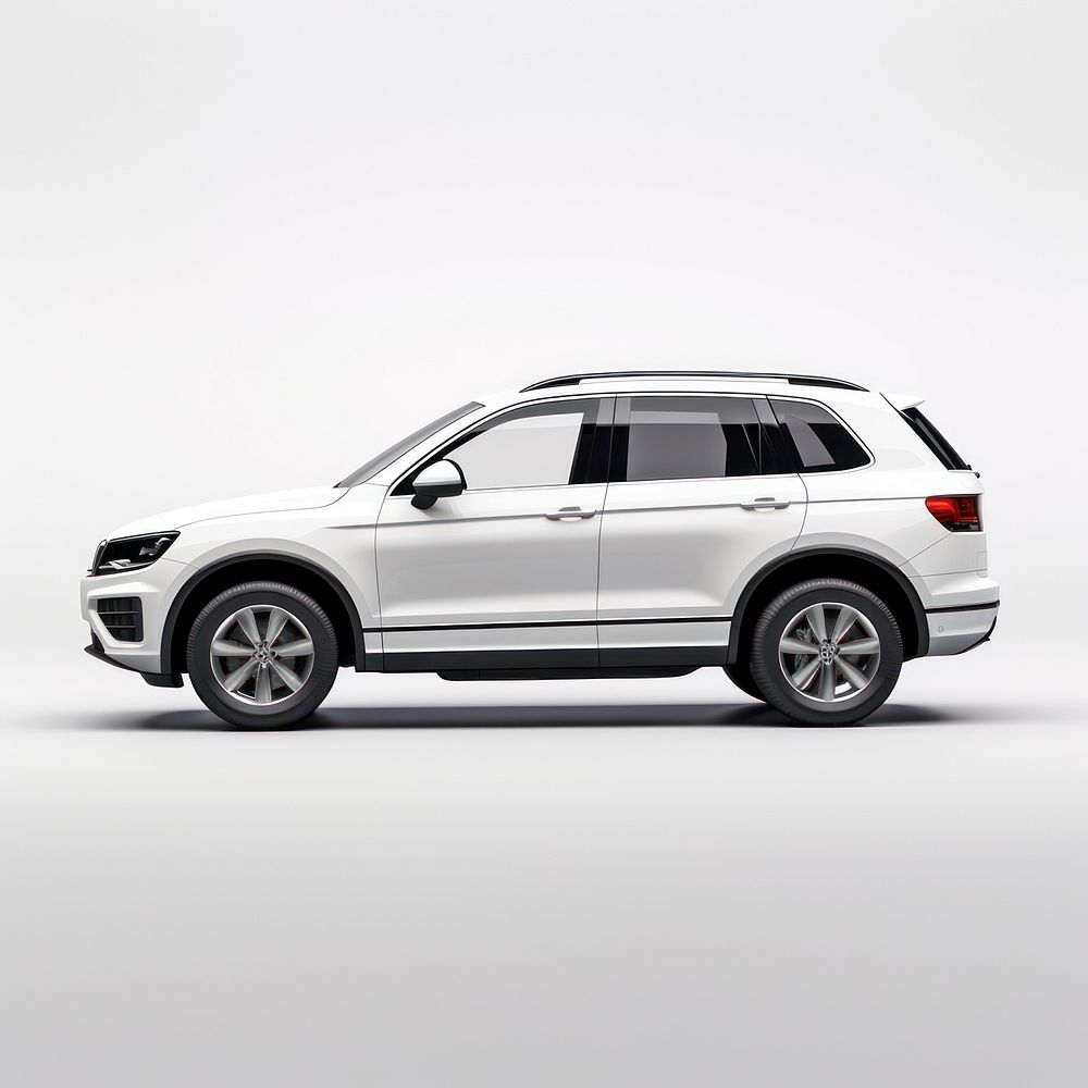 White SUV car vehicle suv white background. AI generated Image by rawpixel.
