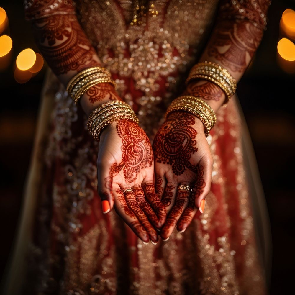 Jewelry wedding henna adult. 