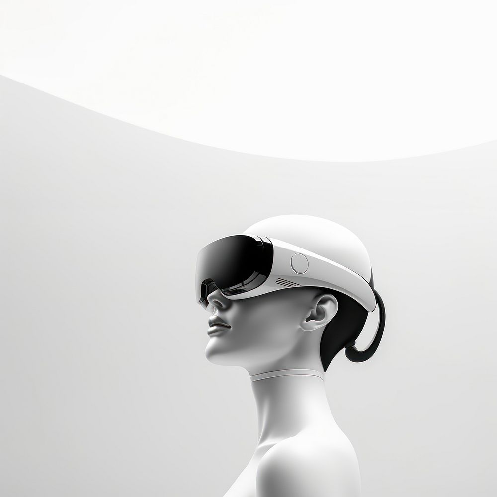 3D Minimal futuristic digital. AI generated Image by rawpixel. 
