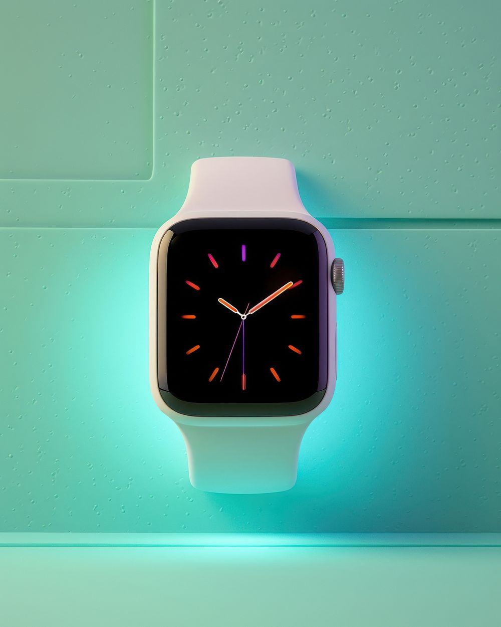 Smarth watch wristwatch illuminated technology. AI generated Image by rawpixel.