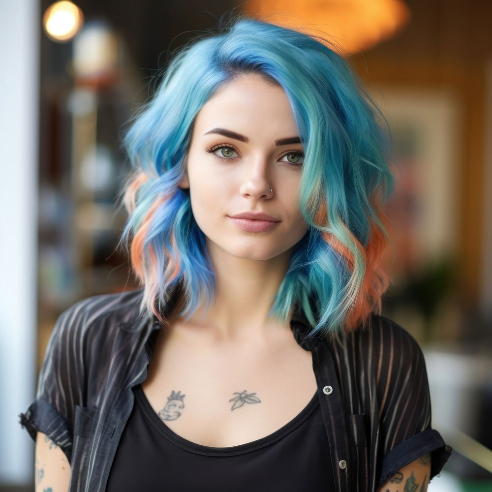 Adult portrait tattoo woman. | Premium Photo - rawpixel