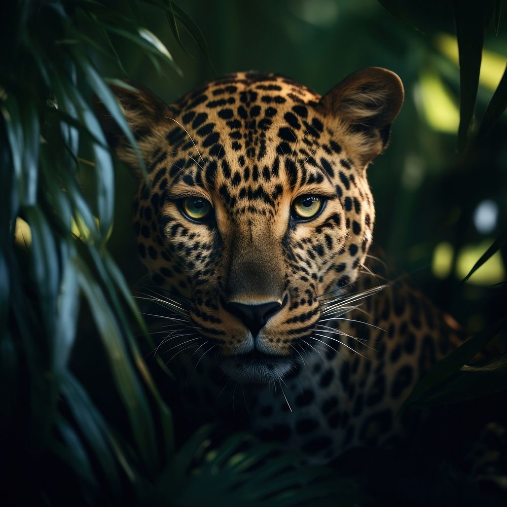 Wildlife leopard animal mammal. AI generated Image by rawpixel.