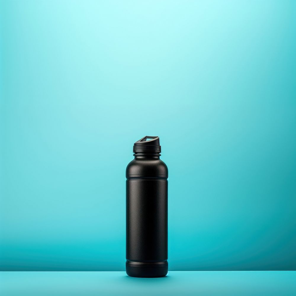 Gym water bottle cylinder refreshment drinkware. 