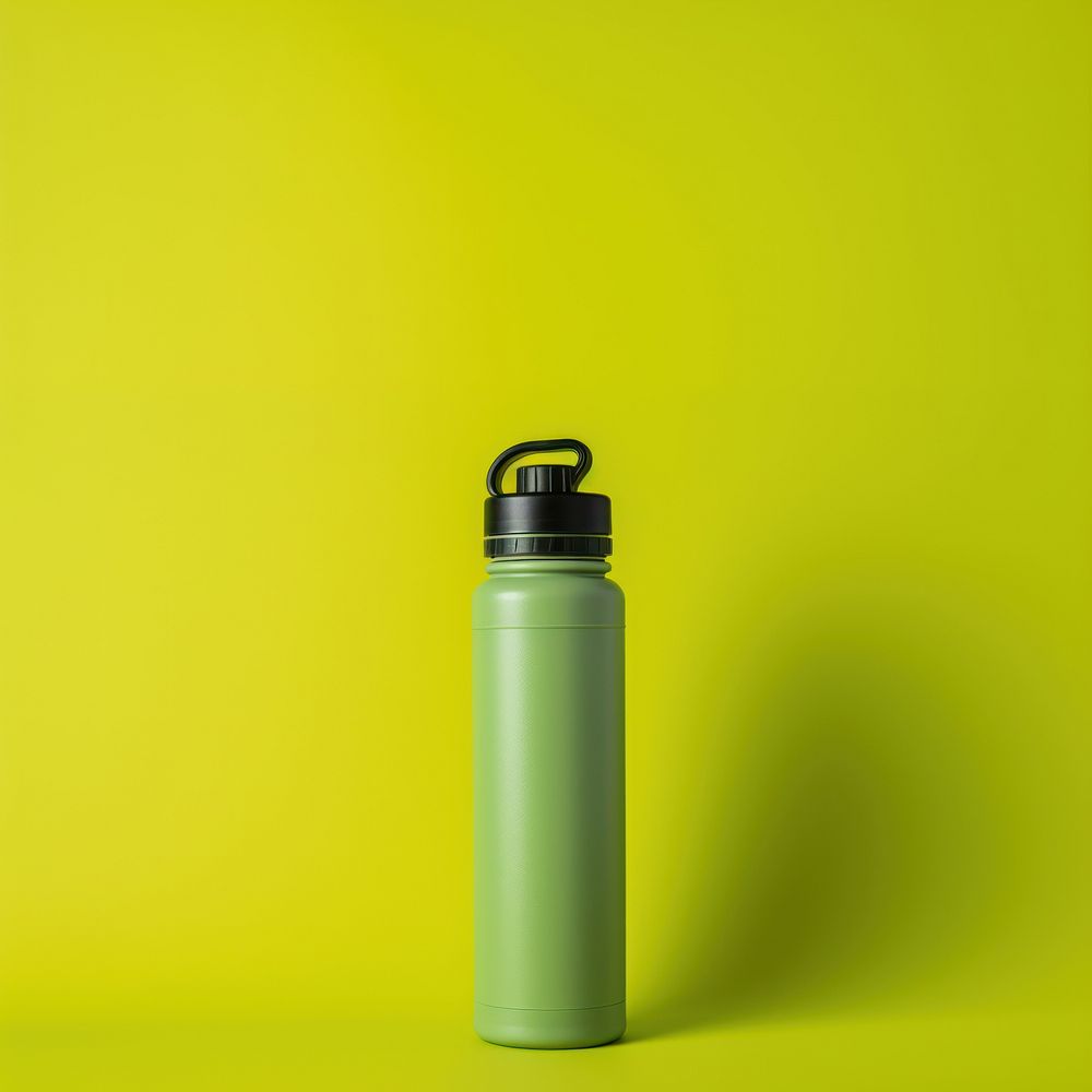 Gym water bottle refreshment container drinkware. 