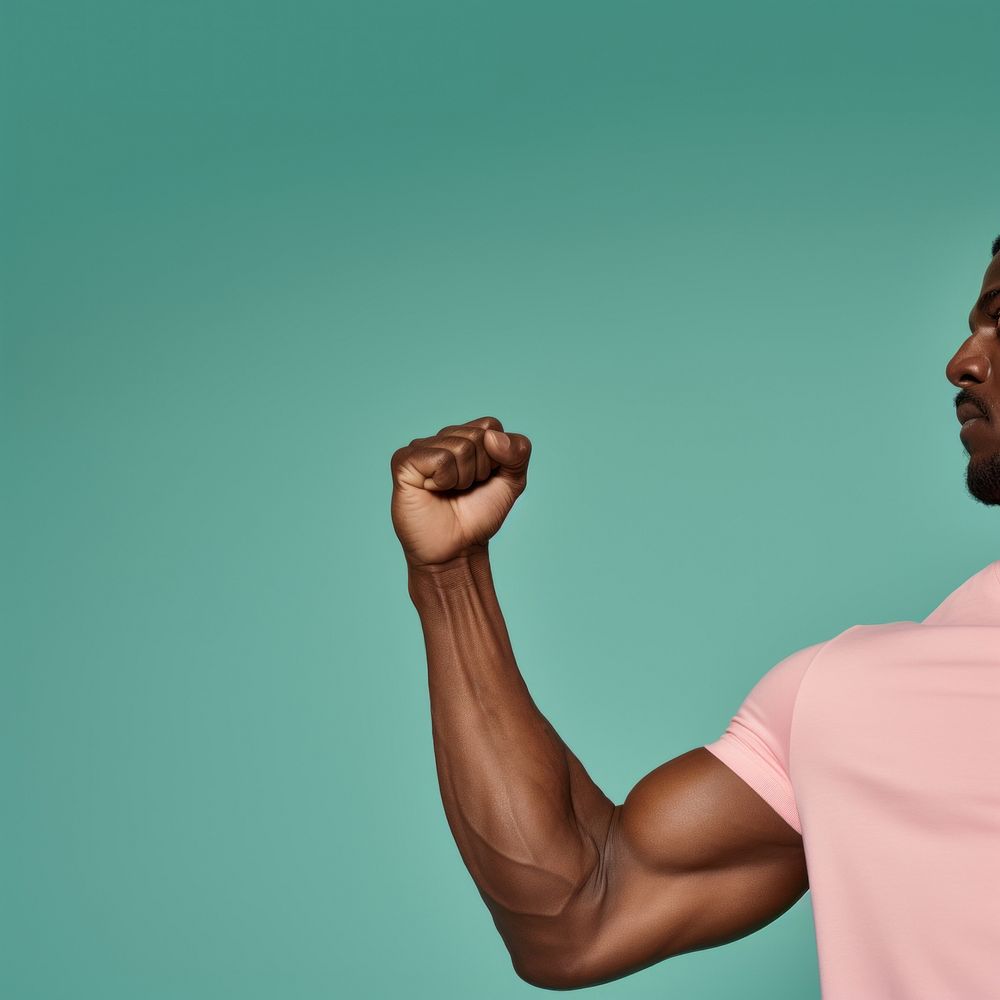 Flexing muscle flexing muscles bodybuilding bodybuilder. AI generated Image by rawpixel.