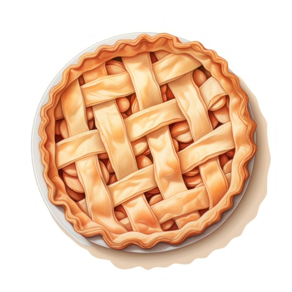 Apple Pie american pie dessert food. AI generated Image by rawpixel.