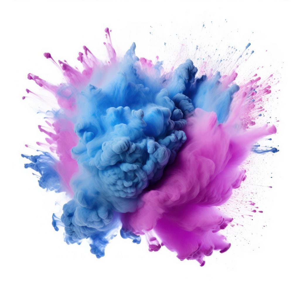Purple blue white background splattered. AI generated Image by rawpixel.