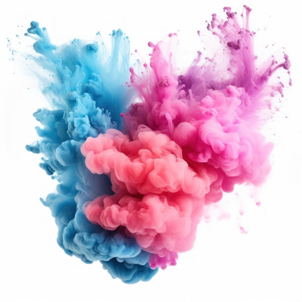 White background creativity splattered fragility. AI generated Image by rawpixel.