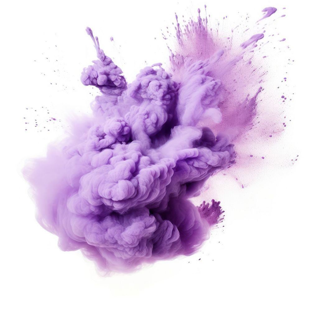 Purple white background splattered creativity. AI generated Image by rawpixel.