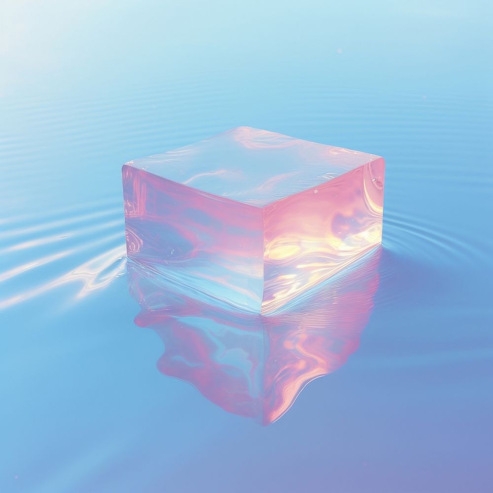 Holography outdoors ice reflection. AI generated Image by rawpixel.