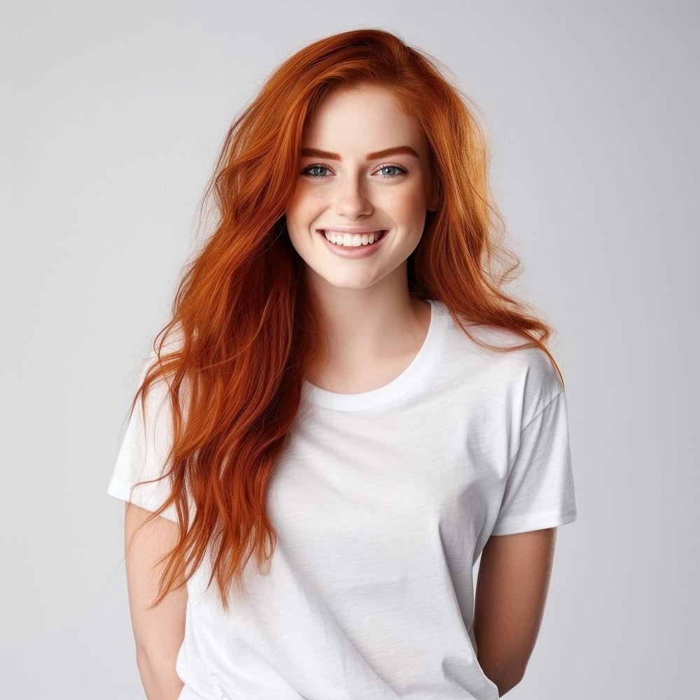 Portrait smiling smile white. AI generated Image by rawpixel.
