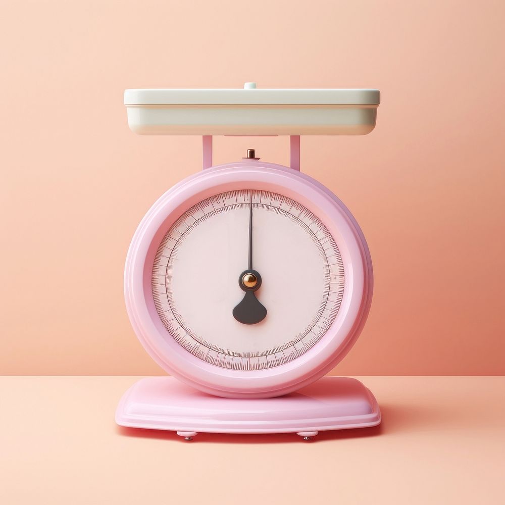 Weight scale temperature accuracy circle. AI generated Image by rawpixel.
