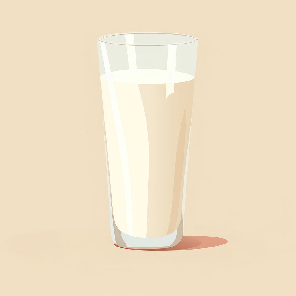 Milk dairy drink glass. AI generated Image by rawpixel.