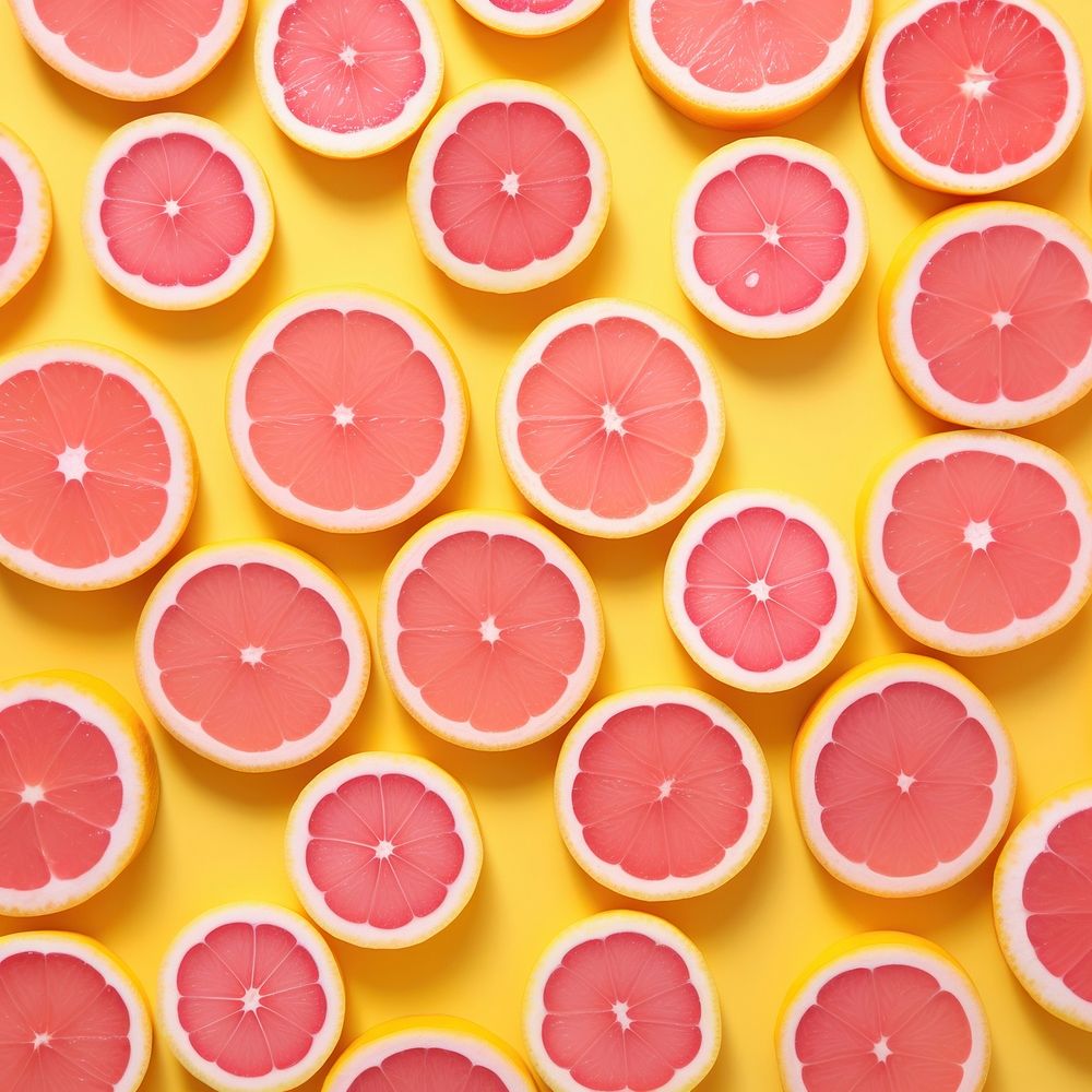 Lemon sliced backgrounds grapefruit plant. AI generated Image by rawpixel.