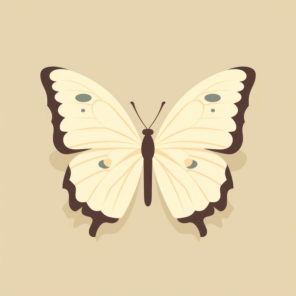 Butterfly animal insect magnification. AI generated Image by rawpixel.