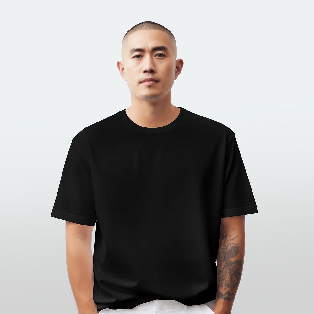 Black streetwear shirt, design resource