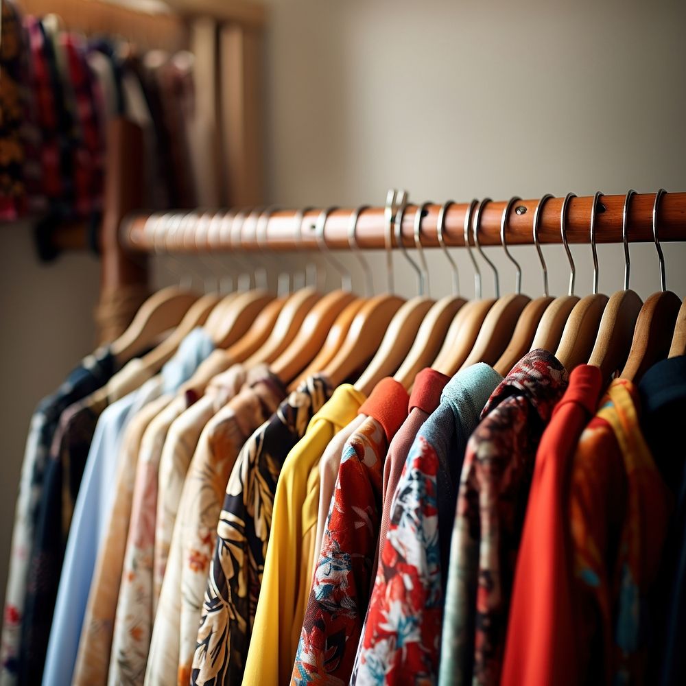 Closet rack room consumerism. AI generated Image by rawpixel.