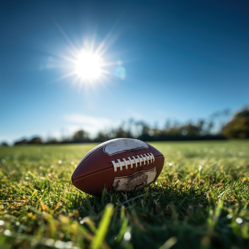 Football field outdoors sports. AI generated Image by rawpixel.