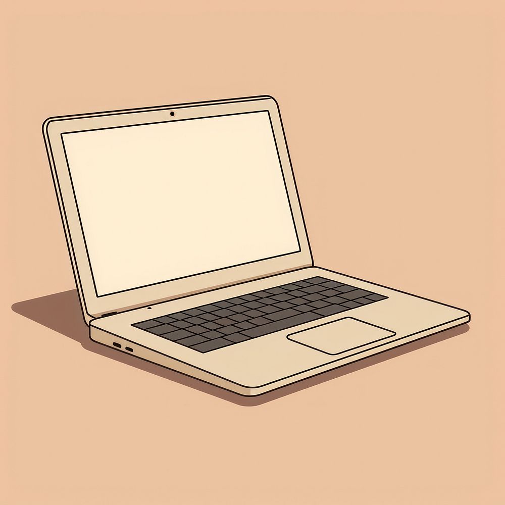 Laptop laptop computer portability. AI generated Image by rawpixel.