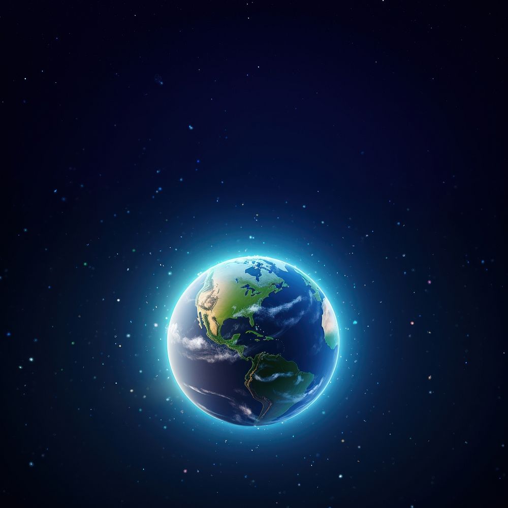 Earth space astronomy universe. AI generated Image by rawpixel.