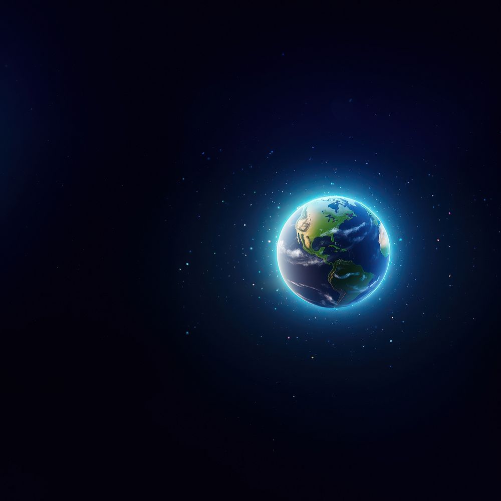 Earth space astronomy planet. AI generated Image by rawpixel.