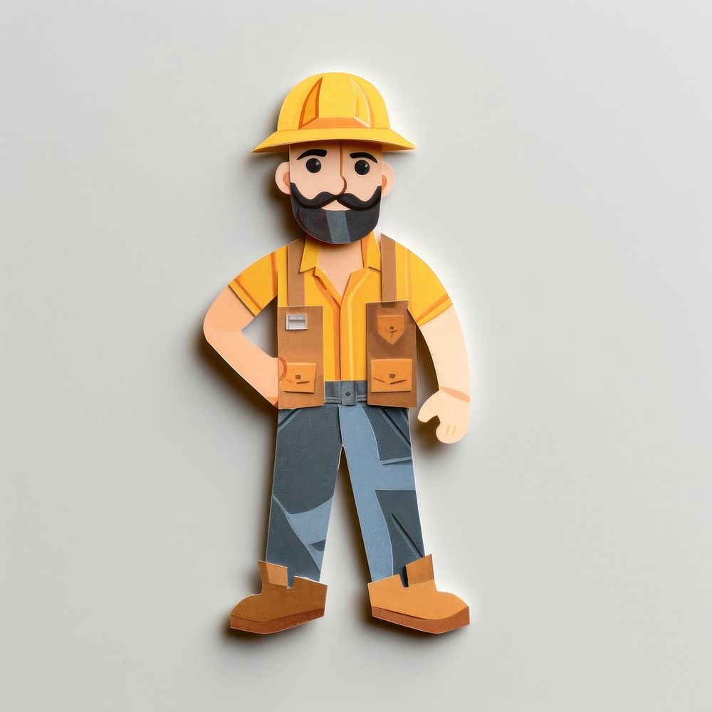 Construction hardhat helmet worker. AI generated Image by rawpixel.