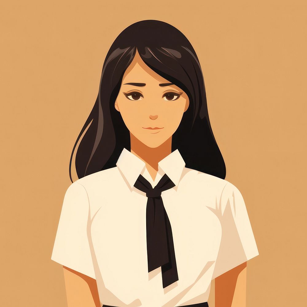 Student girl adult anime accessories. AI generated Image by rawpixel.