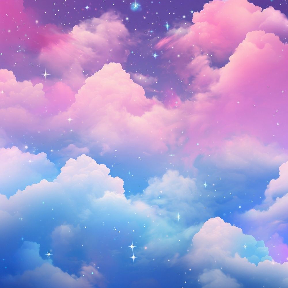 Cute wallpaper cloud sky backgrounds. | Premium Photo Illustration ...