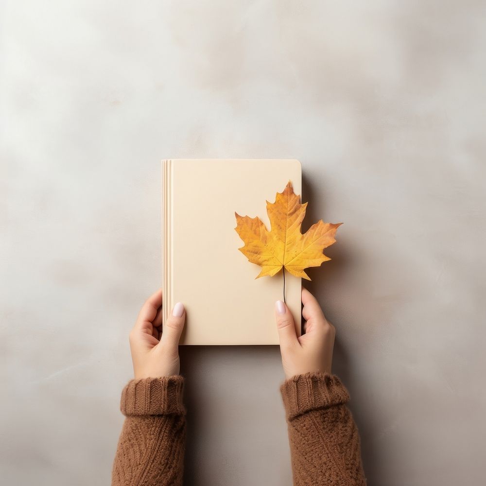 Fall leave plant leaf book. AI generated Image by rawpixel.