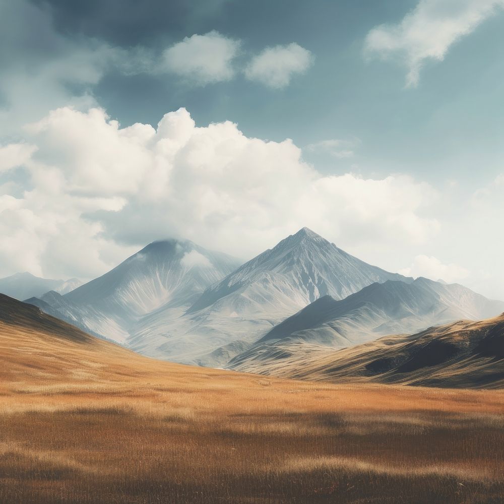 Mountains mountain landscape outdoors. AI generated Image by rawpixel.